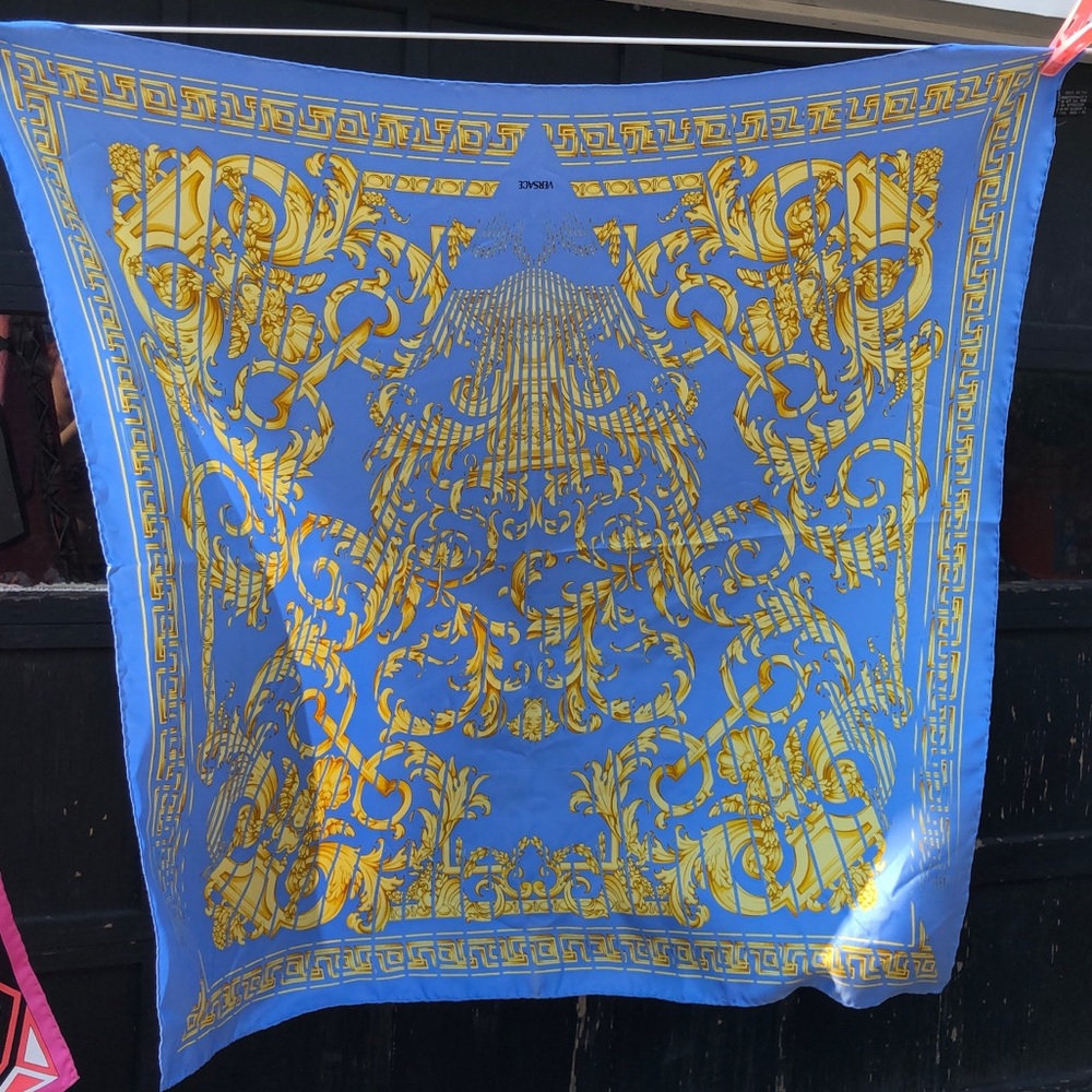 Stunning Versace Silk Scarf, NWOT